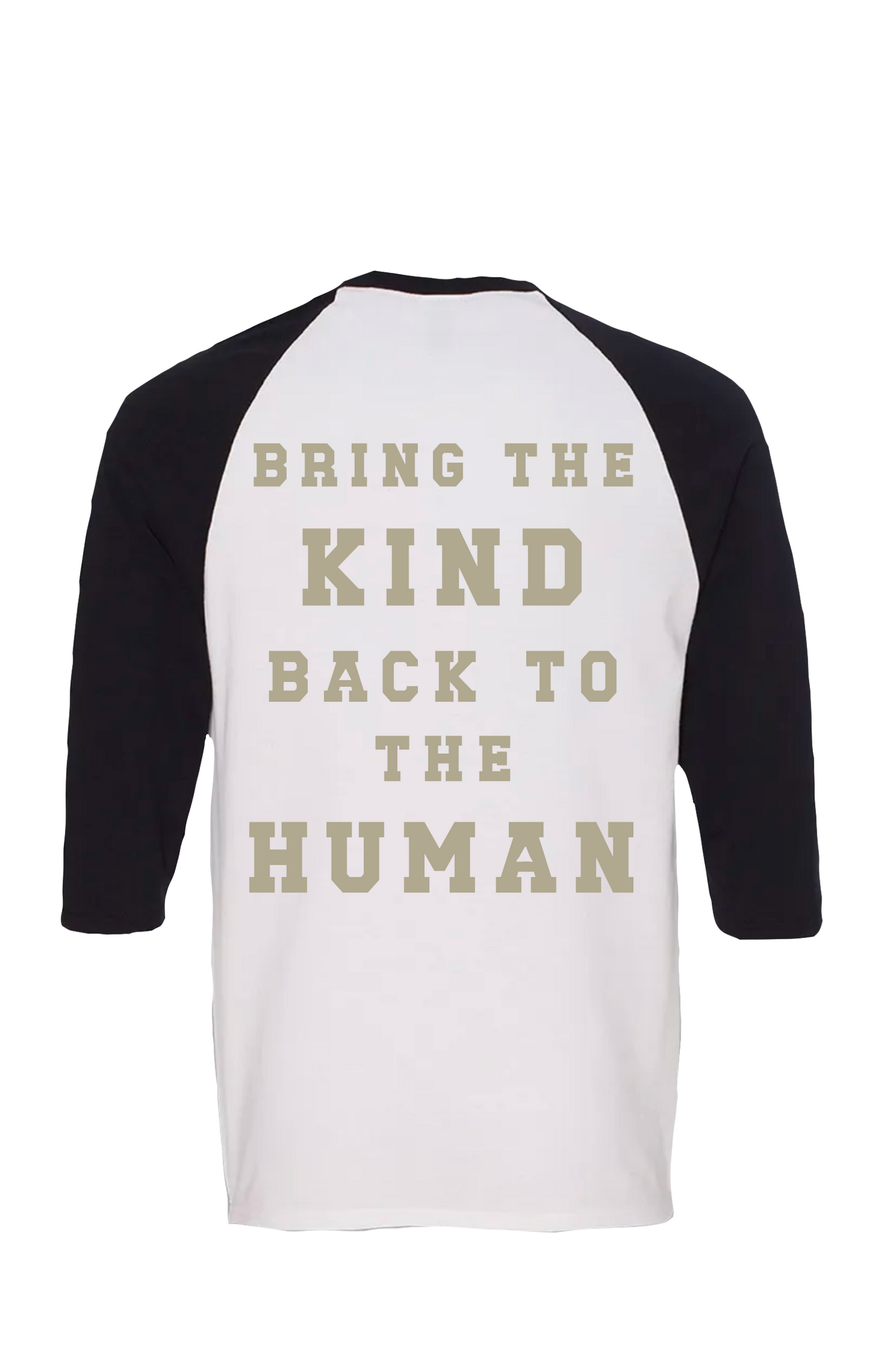 KiND Human Baseball tee