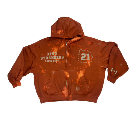 ‘Sunset on Mars’ Zip Up Hoodie