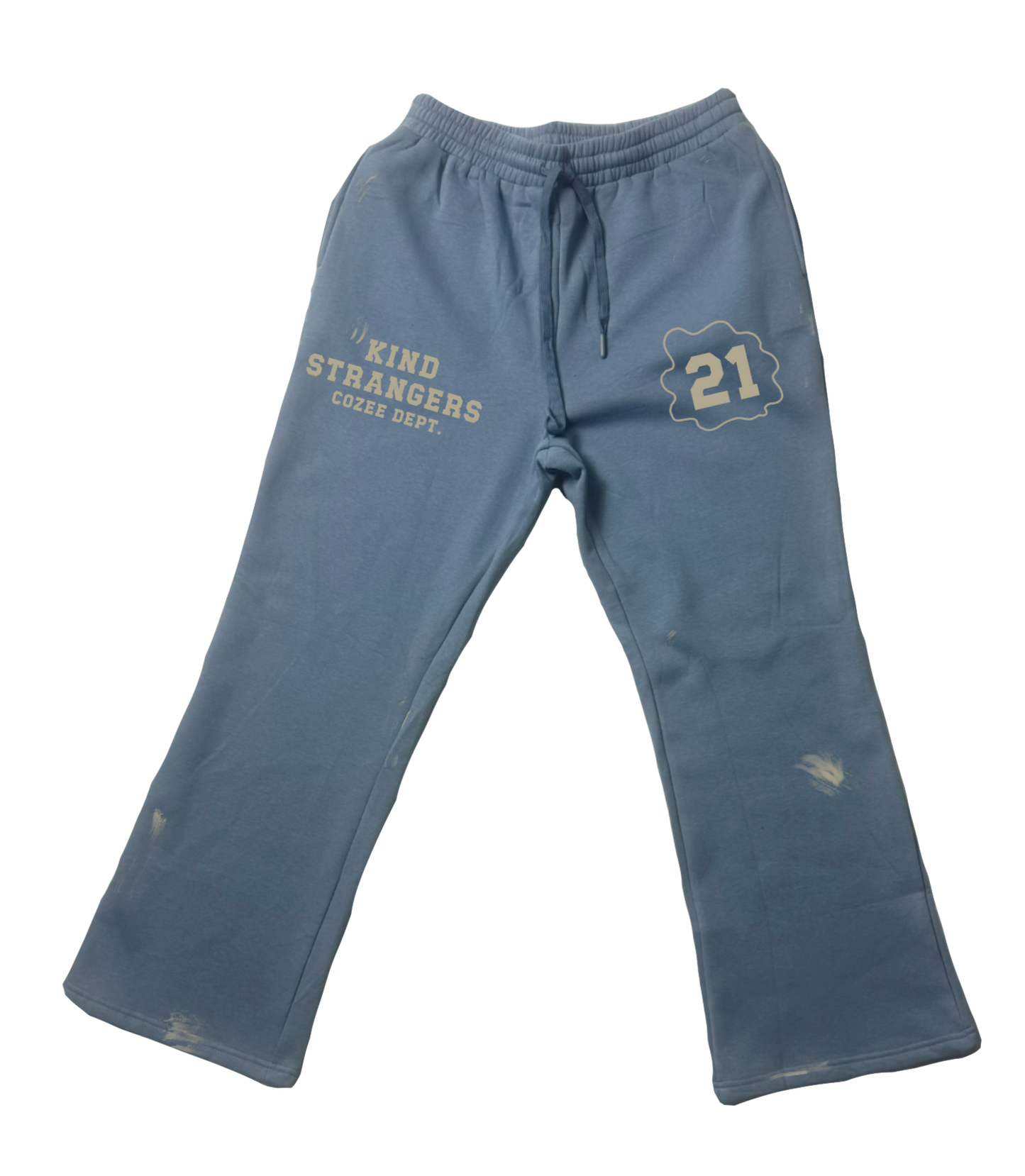 Cozee ‘Clear Sky’s’ Blue Flare Sweats