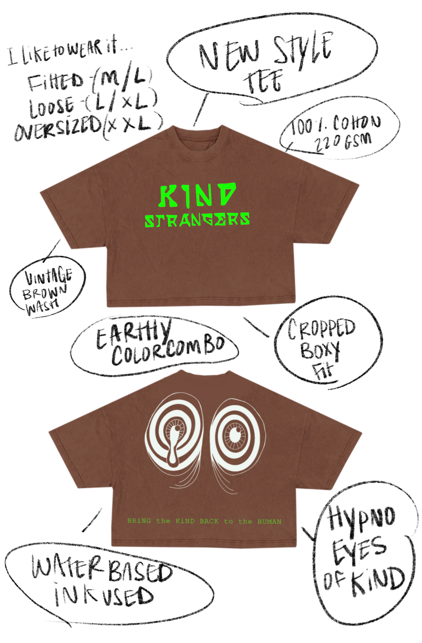 KiND EyEs CROP TEE