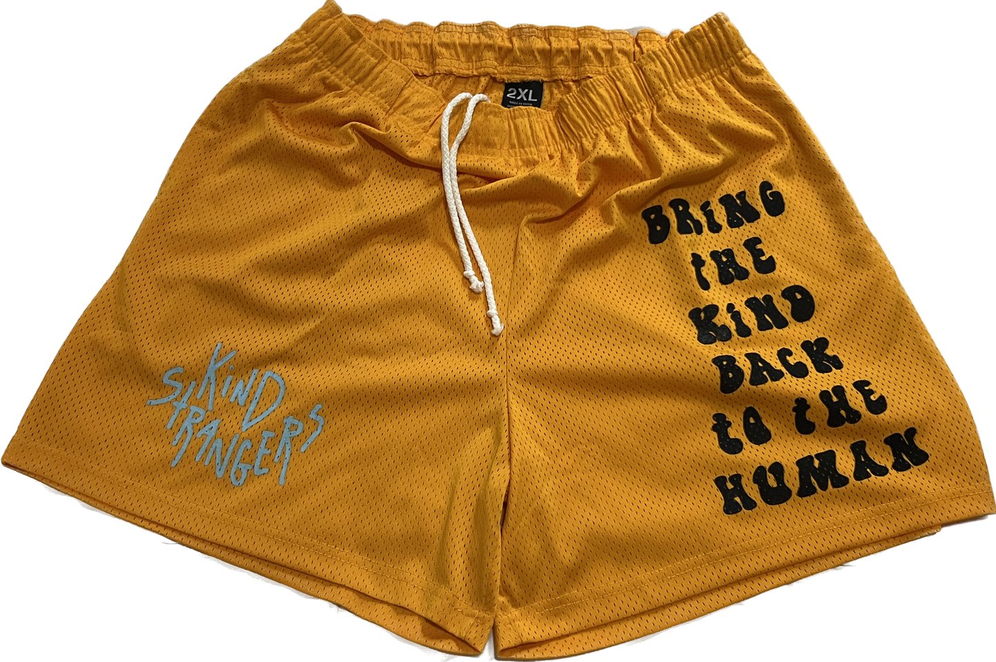 Golden-Orange Ice mesh short